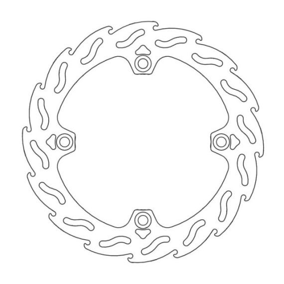 Moto-Master Flame Brakedisc front left Dominator/Transalp 650