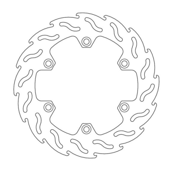 Moto-Master Flame Brakedisc front right Transalp 600