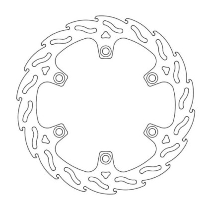 Moto-Master Flame Brakedisc front right Honda/Triumph
