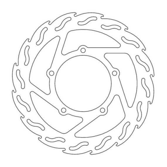 Moto-Master Flame Brakedisc rear Mana 850