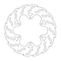 Moto-Master Flame Brakedisc front left MP3, FUOCO