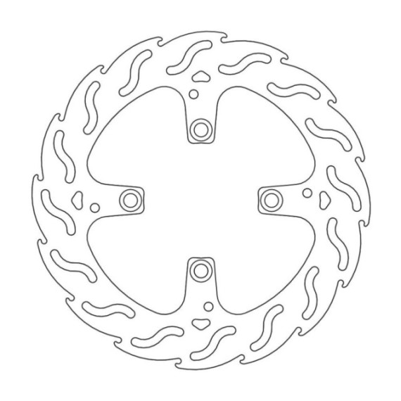 Moto-Master Flame Brakedisc rear 1198, S, Streetfighter, 1098