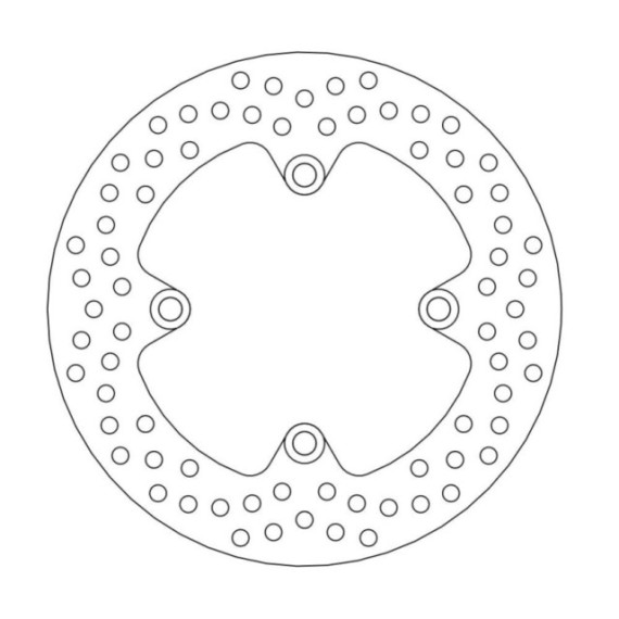 Moto-Master Halo Brakedisc rear Kawasaki: ZX12R Ninja