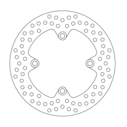Moto-Master Halo Brakedisc rear Kawasaki: ZX12R Ninja