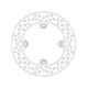Moto-Master Halo Brakedisc rear Honda: CB400/N, CB600F Hornet, CBR600F/Sport/RR,