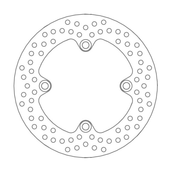 Moto-Master Halo Brakedisc rear Honda: CB400/N, CB600F Hornet, CBR600F/Sport/RR,