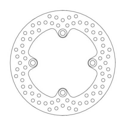 Moto-Master Halo Brakedisc rear Honda: CB400/N, CB600F Hornet, CBR600F/Sport/RR,