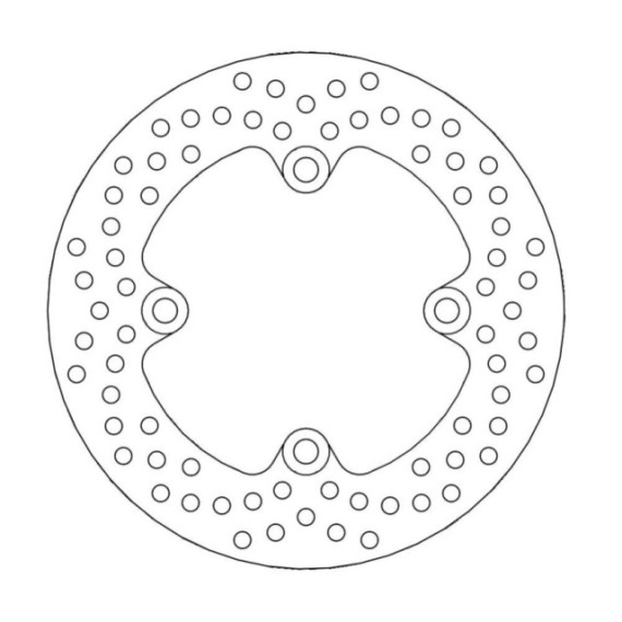 Moto-Master Halo Brakedisc rear Kawasaki: ZX6R/RR/636 Ninja, ER6F/N, Versys, Z75