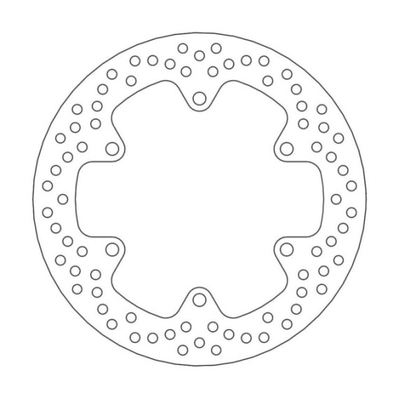 Moto-Master Halo Brakedisc rear Yamaha: YZF R1/R6