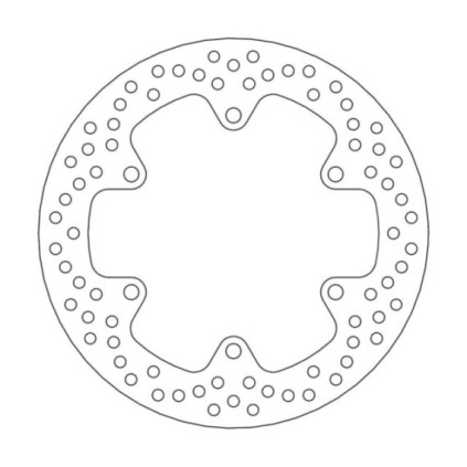 Moto-Master Halo Brakedisc rear Yamaha: YZF R1/R6
