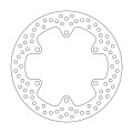 Moto-Master Halo Brakedisc rear Yamaha: YZF R1/R6