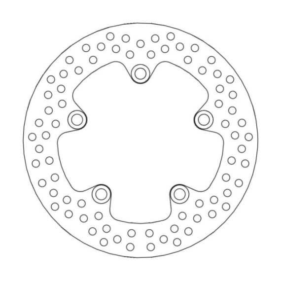 Moto-Master Halo Brakedisc rear Yamaha: YZF R1/R6