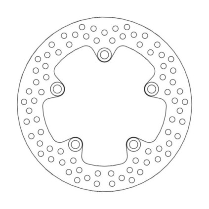Moto-Master Halo Brakedisc rear Yamaha: YZF R1/R6