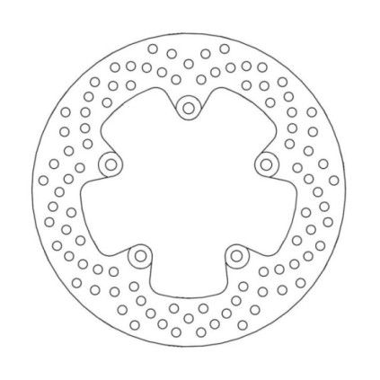 Moto-Master Halo Brakedisc rear Ducati: 749/R/S, 999/S/R/Biposto,