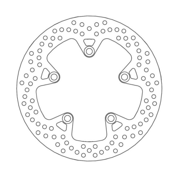 Moto-Master Halo Brakedisc rear Yamaha: FZ1, FZ6, MT-03, XJ6