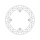 Moto-Master Halo Brakedisc rear Honda: XRV750, Varadero 1000 ABS