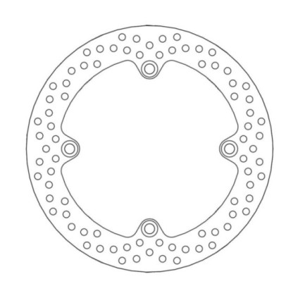 Moto-Master Halo Brakedisc rear Honda: XRV750, Varadero 1000 ABS