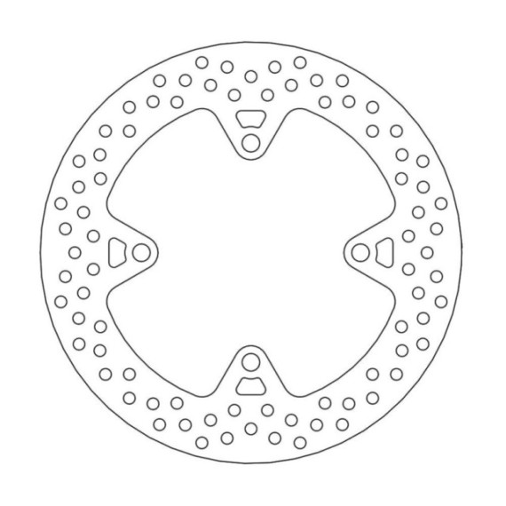 Moto-Master Halo Brakedisc rear Kawasaki: Z750/R/ABS, Z1000SX/ABS, ZZR1400/ABS