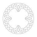 Moto-Master Halo Brakedisc rear Kawasaki: Z750/R/ABS, Z1000SX/ABS, ZZR1400/ABS