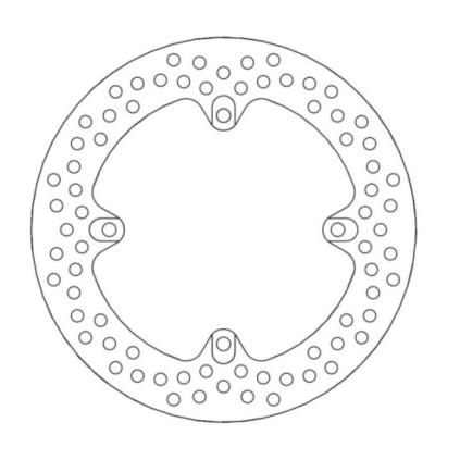 Moto-Master Halo Brakedisc rear MV Agusta: Brutale 750S/910S/910R/989/990/1078/1