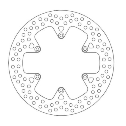 Moto-Master Halo Brakedisc rear KTM: 690R/Enduro, 950 Super Enduro R, 690SM/SMC,