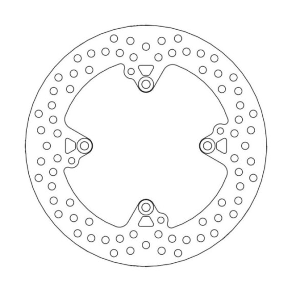 Moto-Master Halo Brakedisc rear Ducati: 848, S4R, Monster S2R, Hypermotard, Mons