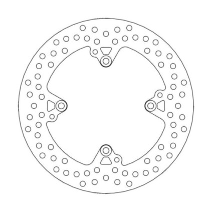 Moto-Master Halo Brakedisc rear Ducati: 848, S4R, Monster S2R, Hypermotard, Mons