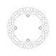 Moto-Master Halo Brakedisc rear Suzuki: DL650 Vstrom/ABS, DL1000 Vstrom, Kawasak