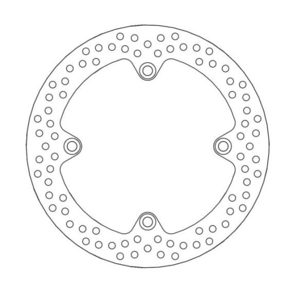 Moto-Master Halo Brakedisc rear Suzuki: DL650 Vstrom/ABS, DL1000 Vstrom, Kawasak