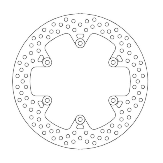 Moto-Master Halo Brakedisc rear Yamaha: SR125, RD350/500LC, XJ600/900 FZ750, FZX