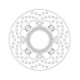 Moto-Master Halo Brakedisc rear Kawasaki: ER-6F/N ABS, Versys ABS