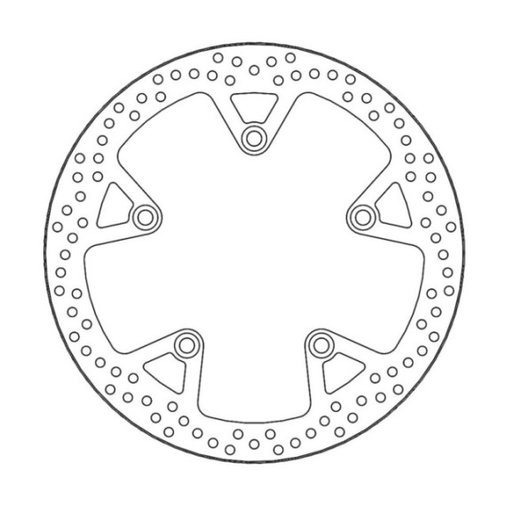 Moto-Master Halo Brakedisc rear BMW: K1200GT, K1300GT (6mm disc)