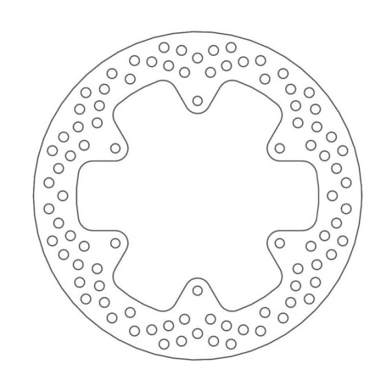 Moto-Master Halo Brakedisc rear Yamaha: WR250X, WR250R