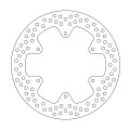 Moto-Master Halo Brakedisc rear Yamaha: WR250X, WR250R