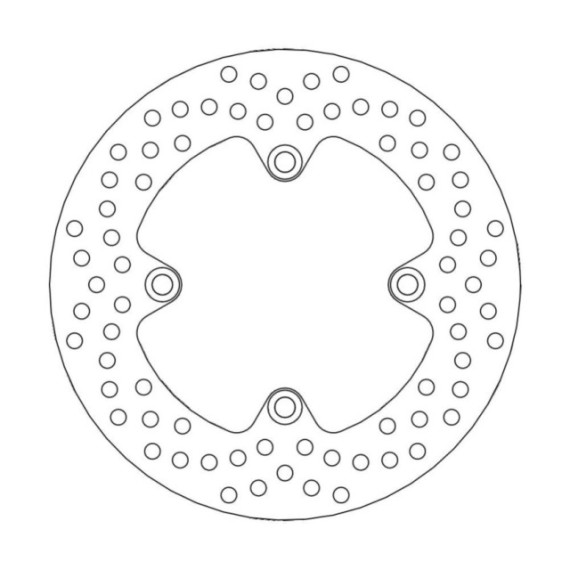 Moto-Master Halo Brakedisc rear Honda: XLV600/700 Transalp, XRV650, CB750, CB900