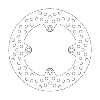 Moto-Master Halo Brakedisc rear Honda: XLV600/700 Transalp, XRV650, CB750, CB900