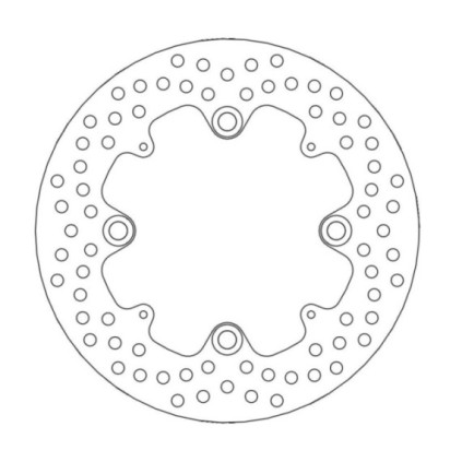 Moto-Master Halo Brakedisc rear Honda: CBR600RR ABS