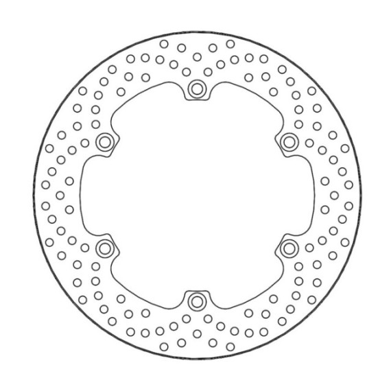 Moto-Master Halo Brakedisc rear Honda: Pan European/ABS, ST1300