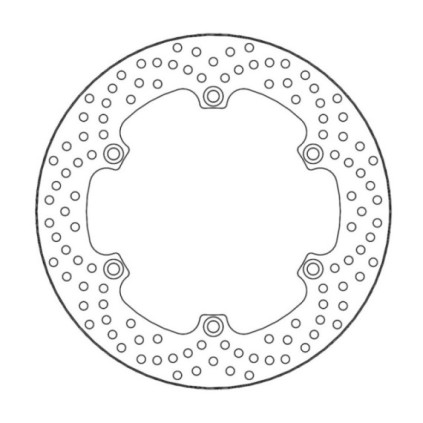 Moto-Master Halo Brakedisc rear Honda: Pan European/ABS, ST1300
