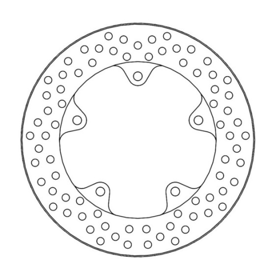 Moto-Master Halo Brakedisc rear Aprillia: RSV4/R/Factory/ABS
