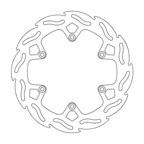 Moto-Master Factory Brakedisc rear KTM, Husaberg 4,4mm