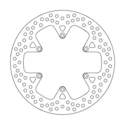 Moto-Master Halo Brakedisc rear BMW: F650/CS/GS/ST, G650/GS