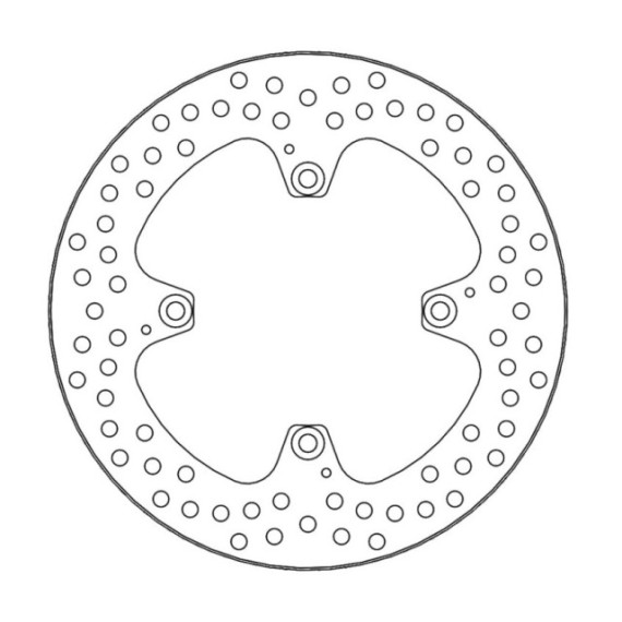 Moto-Master Halo Brakedisc rear Ducati (ABS): 848, S4R, Monster S2R, Hypermotard