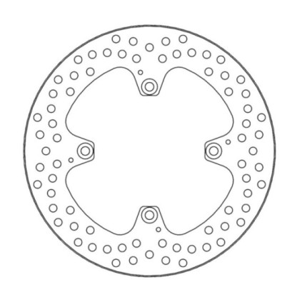 Moto-Master Halo Brakedisc rear Ducati (ABS): 848, S4R, Monster S2R, Hypermotard
