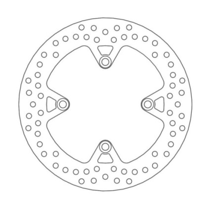 Moto-Master Halo Brakedisc rear Tiger 1050
