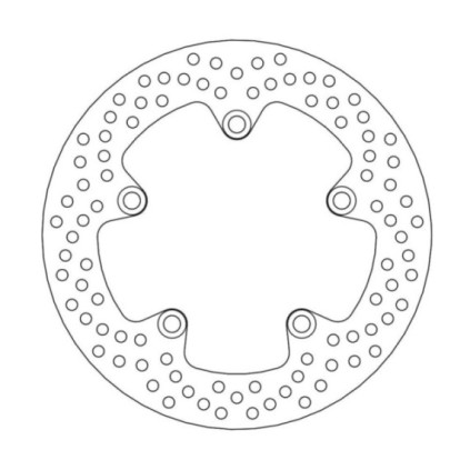 Moto-Master Halo Brakedisc rear Honda: NC700 S/D Integra/X Crossover DCT