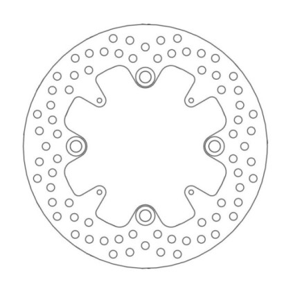Moto-Master Halo Brakedisc rear Honda: CBR250R