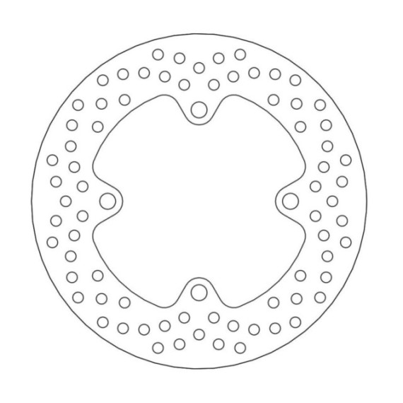 Moto-Master Halo Brakedisc rear Kawasaki: ZX6R Ninja ABS, ZX6R 636 Ninja ABS, ZX