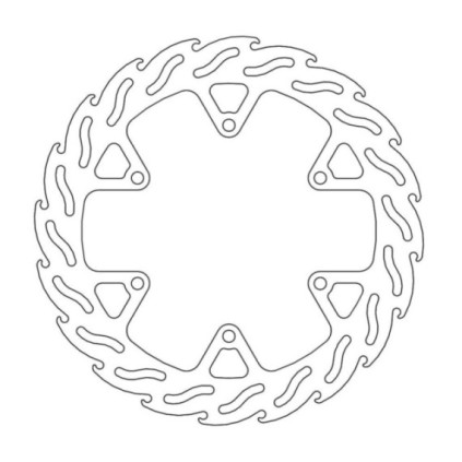 Moto-Master Flame Brakedisc front left X-CITY 250
