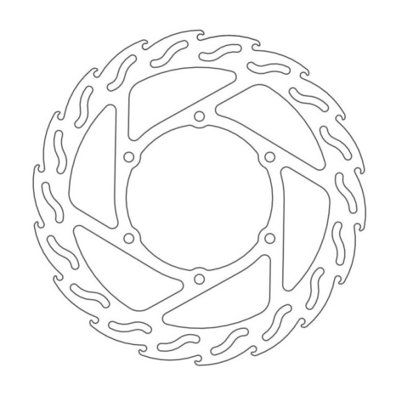 Moto-Master Flame Brakedisc front left INAZUMA 250